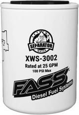 Fuel Filter & Water Seprator Pack of 2 | XWS-3002 | PF-3001 FASS Fuel Systems Fleet Filter Pack